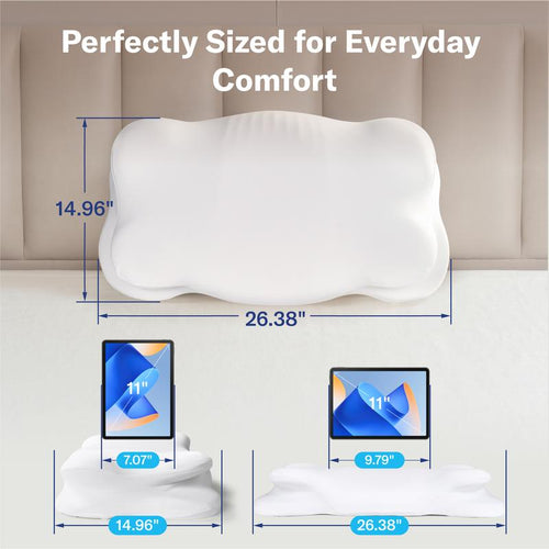 Velora Align™ Ergonomic Memory Foam Cervical Pillow