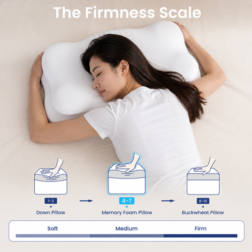 Velora Align™ Ergonomic Memory Foam Cervical Pillow